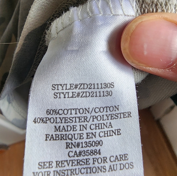 Z Supply Camo T-shirt Dress - Picture 3 of 3